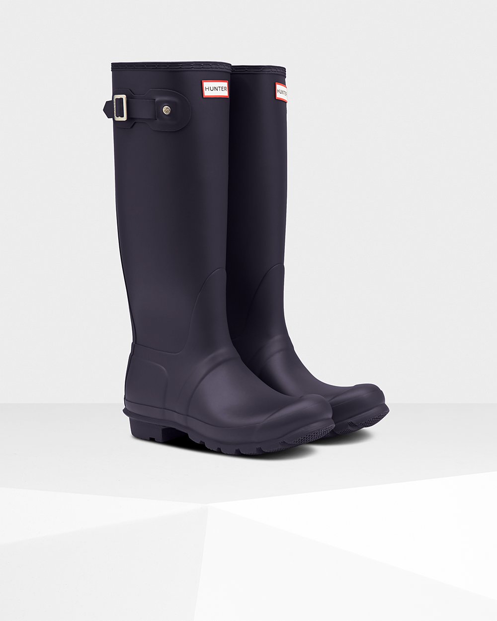 Botas de Lluvia Altas Hunter Mujer - Original - Morados - NVCEWRO-37